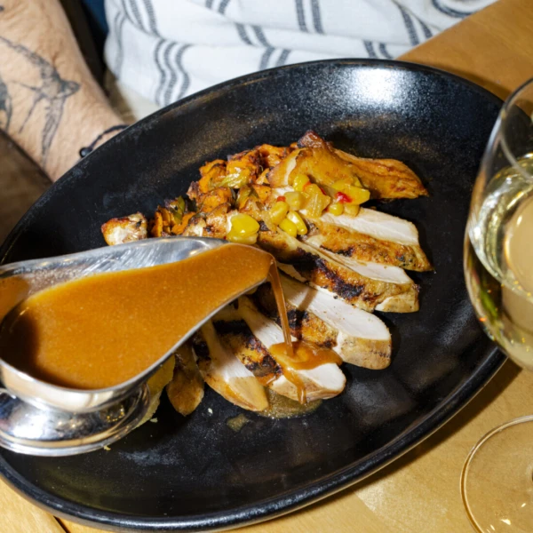 Genereux poitrine poulet manchon